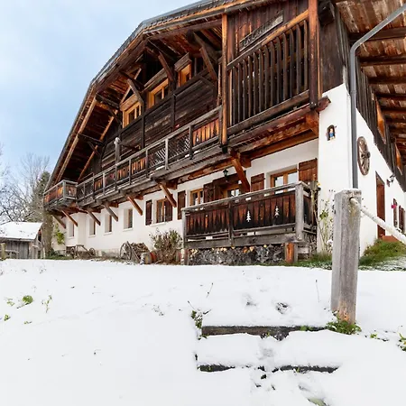 2 Spacieux Dans Ferme Rénovée Face Au Montblanc Megève