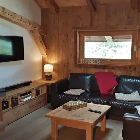 2 Spacieux Dans Ferme Renovee Face Au Montblanc 아파트