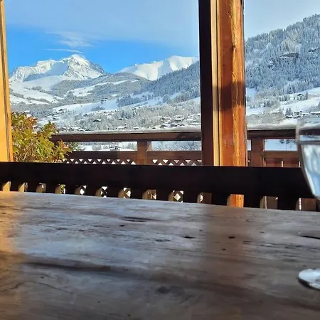 Apartment 2 Spacieux Dans Ferme Renovee Face Au Montblanc