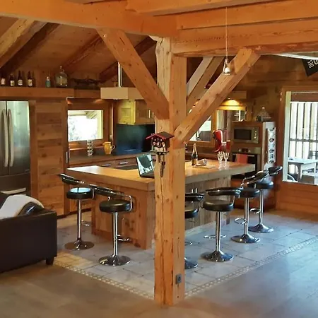 아파트 2 Spacieux Dans Ferme Renovee Face Au Montblanc 메게브