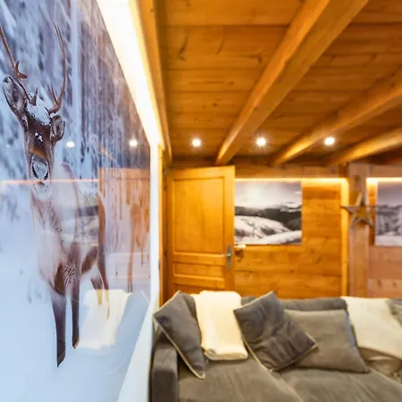 아파트 2 Spacieux Dans Ferme Renovee Face Au Montblanc 메게브