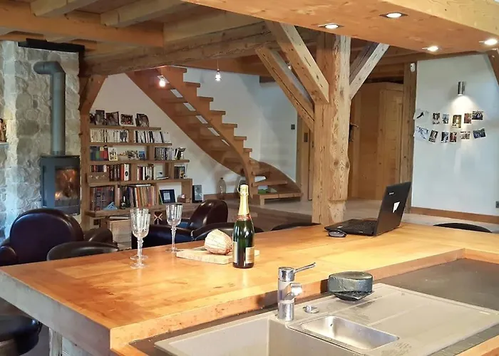 Daire 2 Spacieux Dans Ferme Renovee Face Au Montblanc *